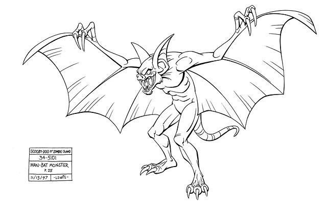 Scooby Zombie Island: Man-Bat Monster
