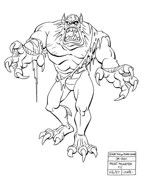 Scooby Zombie Island: Moat Monster