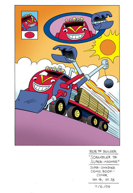 Bob the Builder: Super-Smasher Comic Cover Color