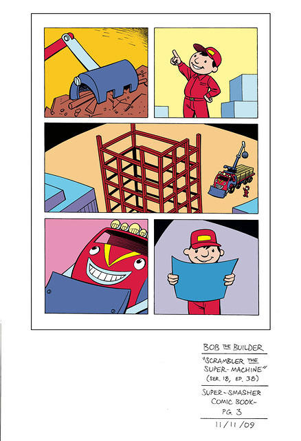 Bob the Builder: Super-Smasher Comic Page 3 Color