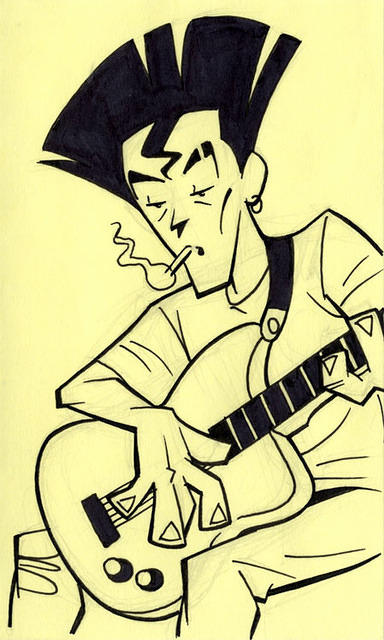 Post-it: Style Guitarist