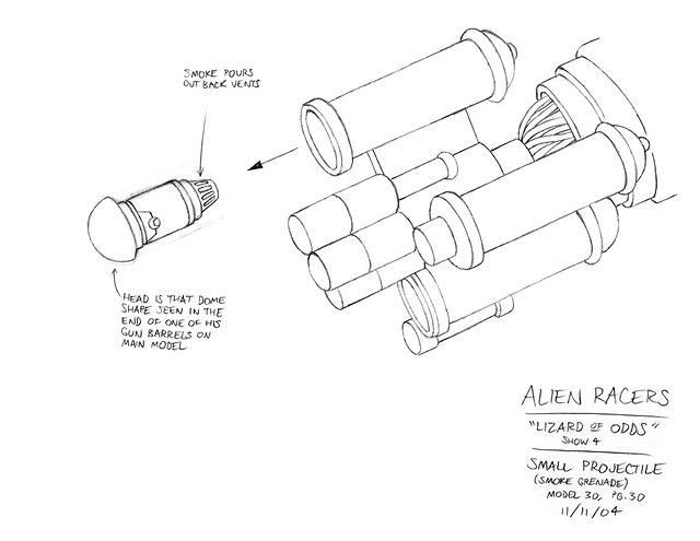 Alien Racers: Ultrox's Projectile