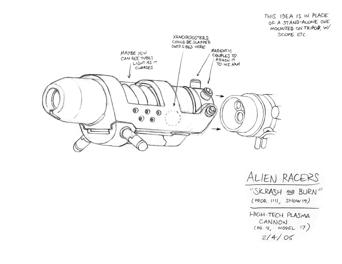 Alien Racers: Ultrox's Plasma-Cannon