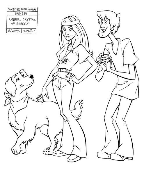 Scooby Alien-Invaders: Amber, Crystal & Shaggy