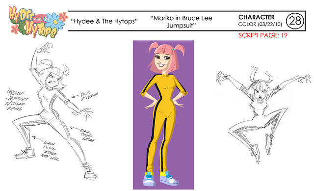 Hydee: Mariko In Bruce Lee Jumpsuit COLOR