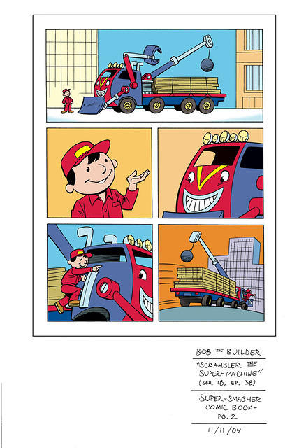 Bob the Builder: Super-Smasher Comic Page 2 Color