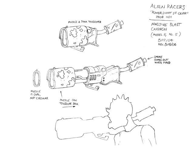 Alien Racers: Skrash's Blast-Cannon