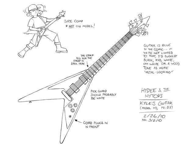 Hydee: Kyle's Guitar design